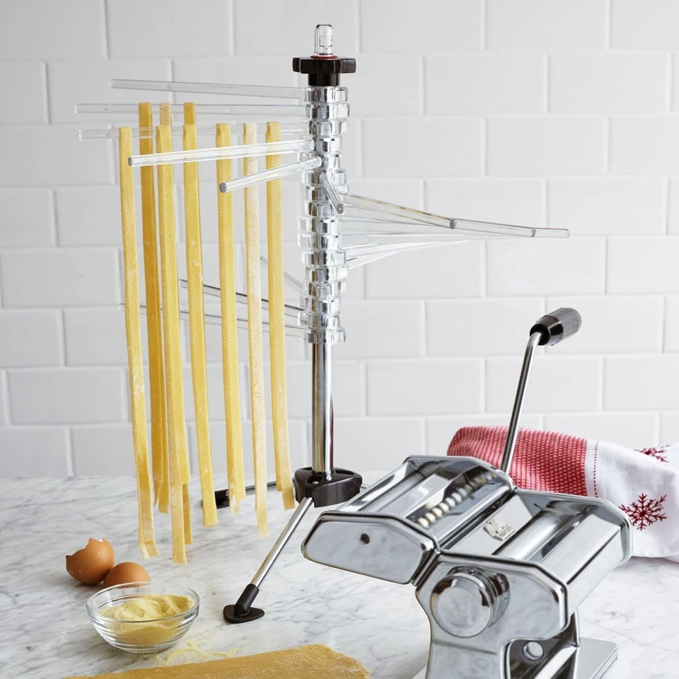 Deluxe Blue Pasta Drying Rack - Space-Saving Solution for Fresh Homemade Pasta - Image 4 of 4