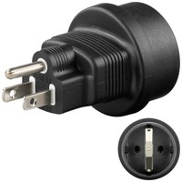 5X Schutzkontaktbuchse - Us Stecker; Nk Set CEE7 Schutzkontakt -> Us
