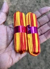 Indian RED YELLOW ORANGE SILK Mauli kalawa Moli Kalaya Religious Wrist Band-2 Pc
