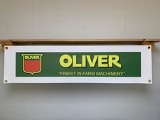 Oliver Tractor Banner Classic Agricultural Equipment Shed Workshop Wall display