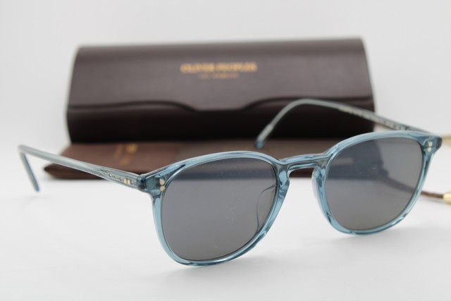 NEW OLIVER PEOPLES OV 5397SU 1617R5 FINLEY BLUE CLEAR AUTHENTIC SUNGLASSES 49-20