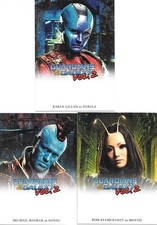 Guardians of the Galaxy Vol. 2 - 3 unsigned Custom Cards Rooker, Klementieff