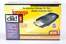 NEW SEALED Iomega Clik 40MB Mobile Drive for Laptops  Netbooks Vintage NOS