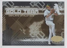 2005 Leaf Certified Materials Gold Team Mark Mulder #GT-15 s7f