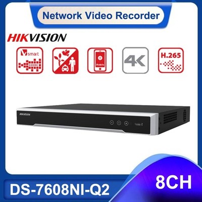 Hikvision Original 8 CHANNEL No PoE DS-7608NI-Q2 NVR 4K Network Video Recorder