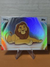 2026 Topps Disney Neon Mufasa Silver Refractor