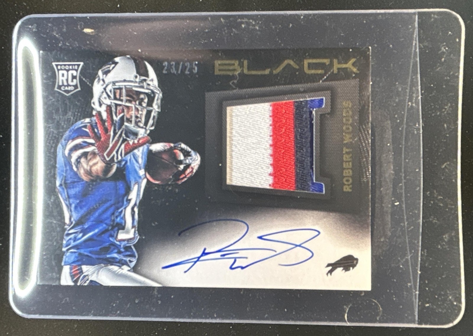 Robert Woods Panini Black #231 Jersey Autograph-Gold