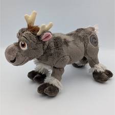 Disney Store Frozen Sven Reindeer Plush Authentic 12" Standing Stuffed Animal