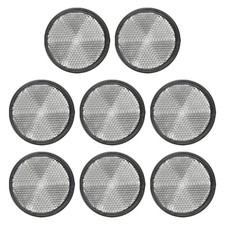 8 Pcs Round Rear Reflectors, Reflective Warning Reflector with M6 Screw White