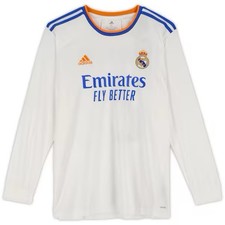 Vinicius Junior Real Madrid Autographed Long Sleeve Autographed Soccer Jerseys
