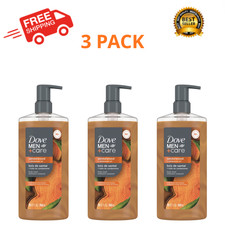 Dove Men Care Plant-Based Body Wash Sandalwood Cardamom Oil 26 oz, 3 Pack