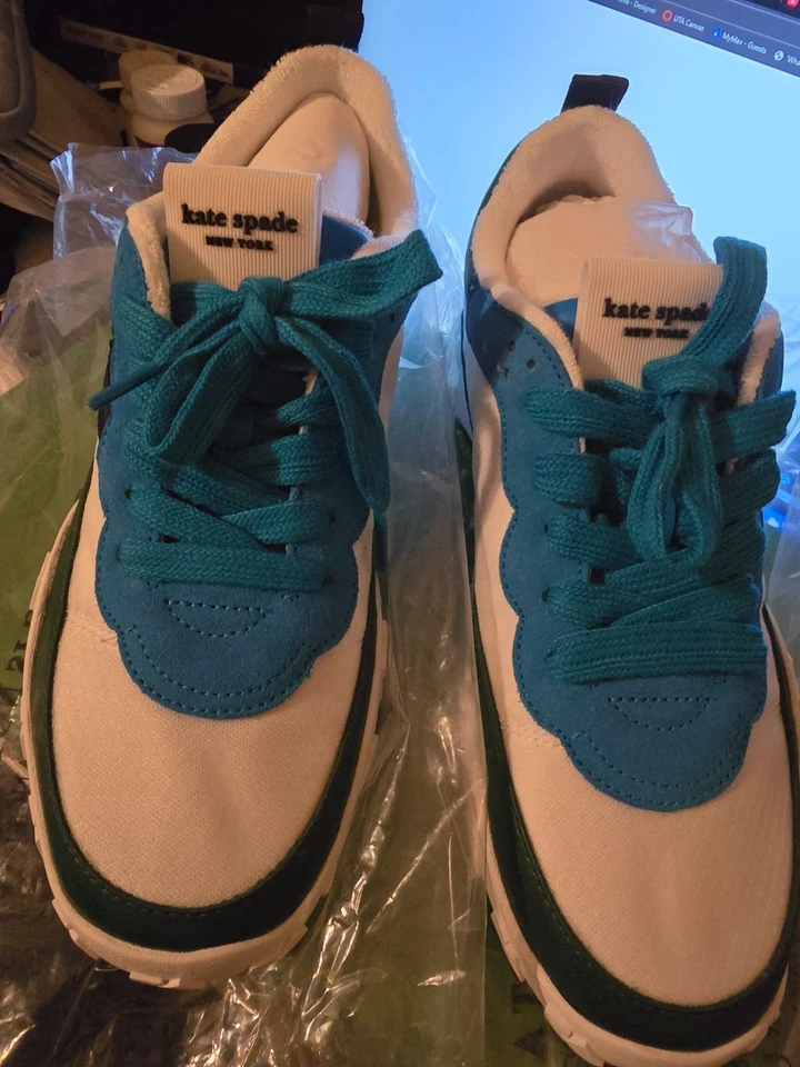 Zapatilla deportiva k as in kate spade en azul cerúleo brillante multi Foto 4 de 4