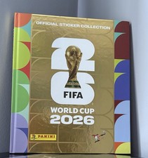 Panini - World Cup 2026 - COMPLETE Album with Gold Hardback Edition (NOT STUCK)