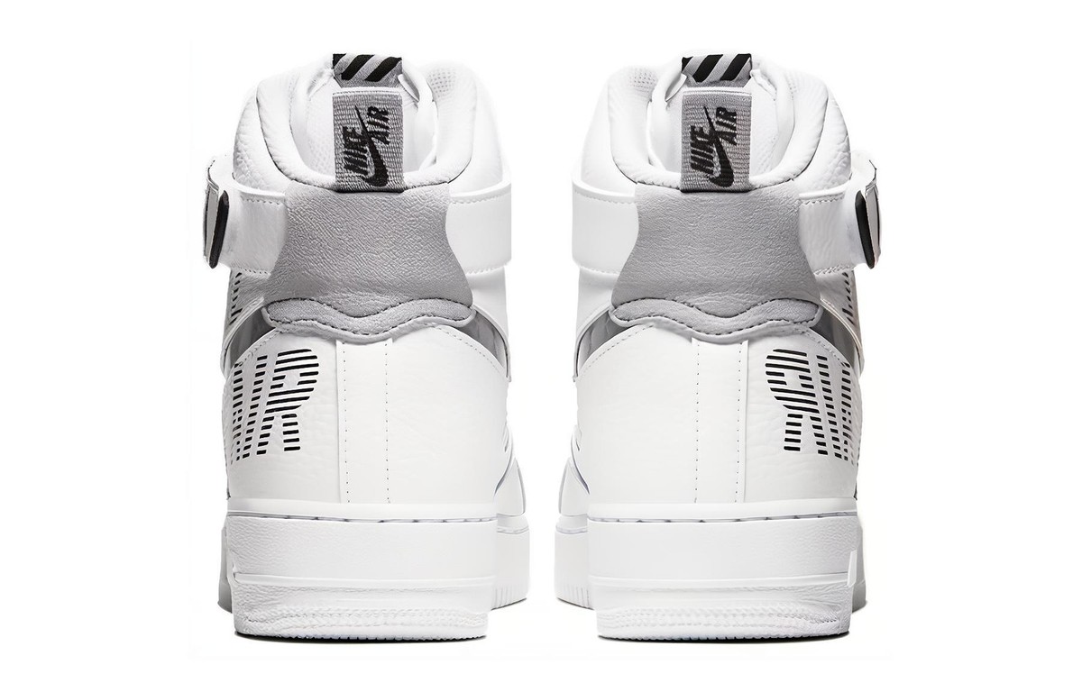 Size 10 - Nike Air Force 1 High Under Construction - White Size 10 - Nike Air Force 1 High Under Construction - White