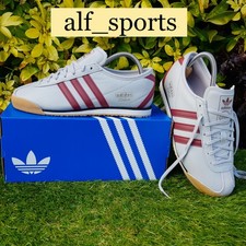 ❤ BNWB & Authentic adidas originals ® Italia 70s Trainers Grey & Red UK Size 9.5