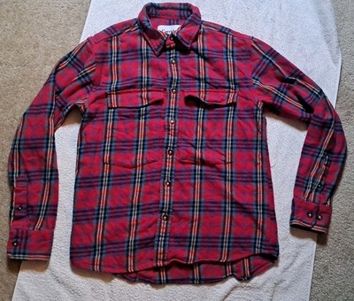 CORRIDOR NYC Button-Down Shirt Long Sleeve Plaid Size S Small 100% Cotton