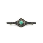 Fred Harvey Era Sterling Turquoise Thunderbird Ring Pin Cuff Lot of 5 #S5621-4 — photo 6
