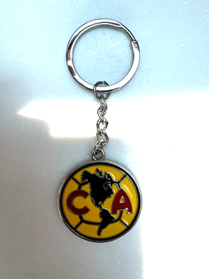 Art Attack Mexican Flag Football Keychain - Silver, 2.5x2.5 Cm, Soccer Fan Accessory