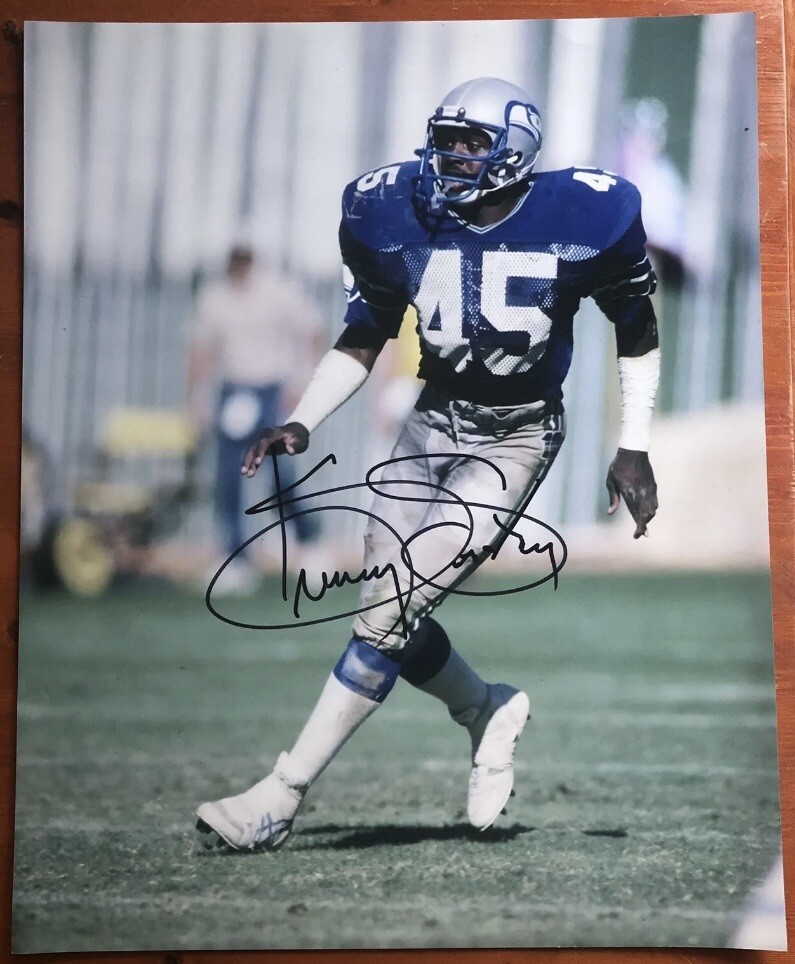 ART スポーツ Seahawks signed Kenny Easley photo NFL