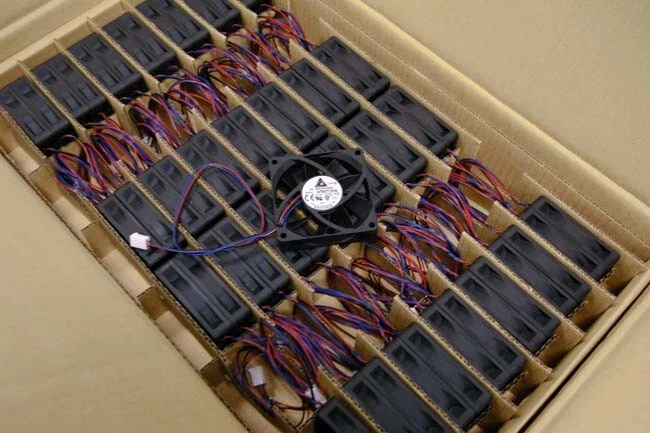 AFB0712HB AX33 12V 0.33A Cooling Fan 3-Pin Speed Sensor (New Genuine Part) - Image 2 of 4