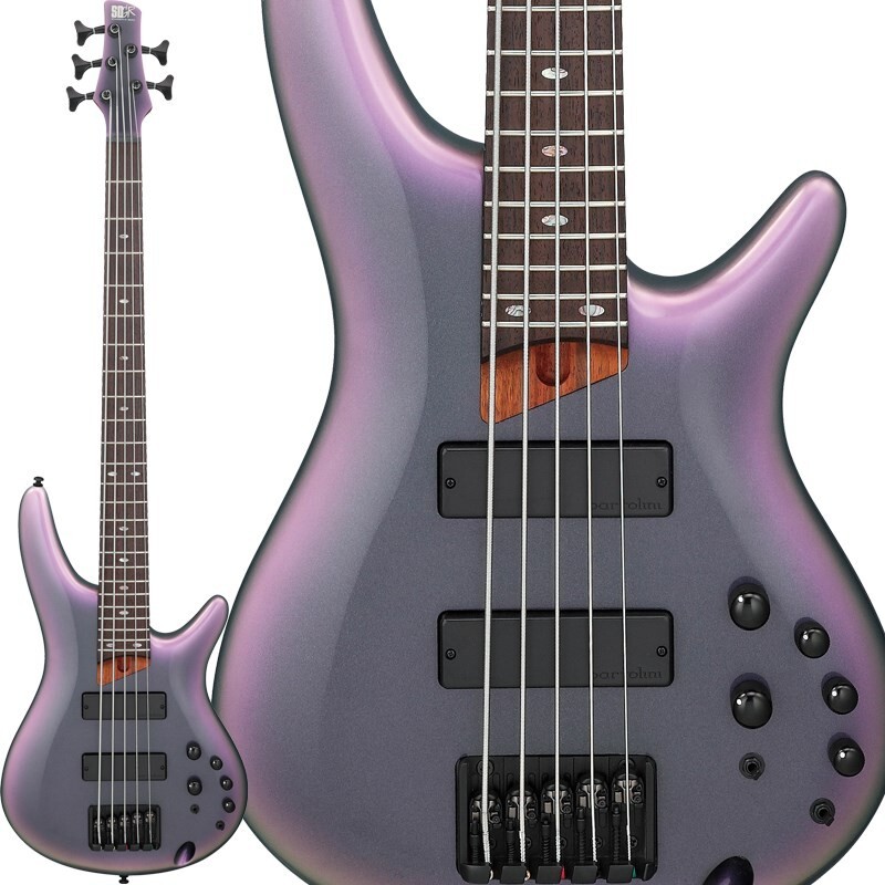 Ibanez SR505E-BAB 5-String Electric Bass Black Aurora Burst Ibanez SR505E-BAB 5-String Electric Bass Black Aurora Burst