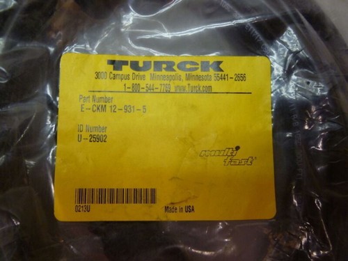 Conjuntos de cables moldeados multirápido Turck E-CKM 12-931-5, U-25902 - Imagen 2 de 3