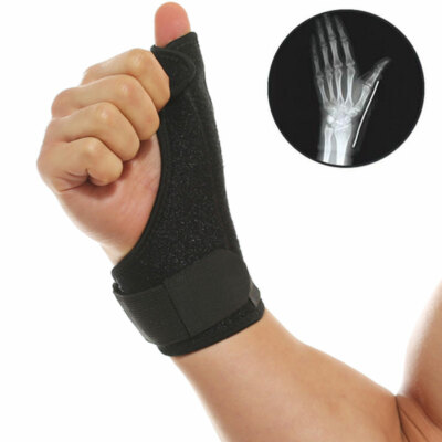 SC Handgelenk Daumen Hände Schiene Stützbandage mit abnehmbarer Stahlschiene (1 Stück) - UK