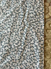 1 Window Valance Blue White Filigree Rod Pocket 89"X17" Cotton