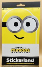 Minions The Rise Of Gru 295 Sticker Book, 4 Pages BRAND NEW