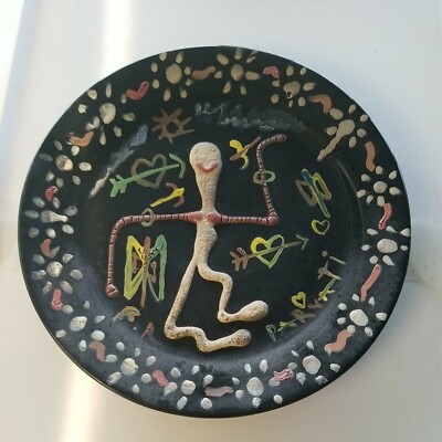 GROTESQUE Expressionist ART Plate Kashi