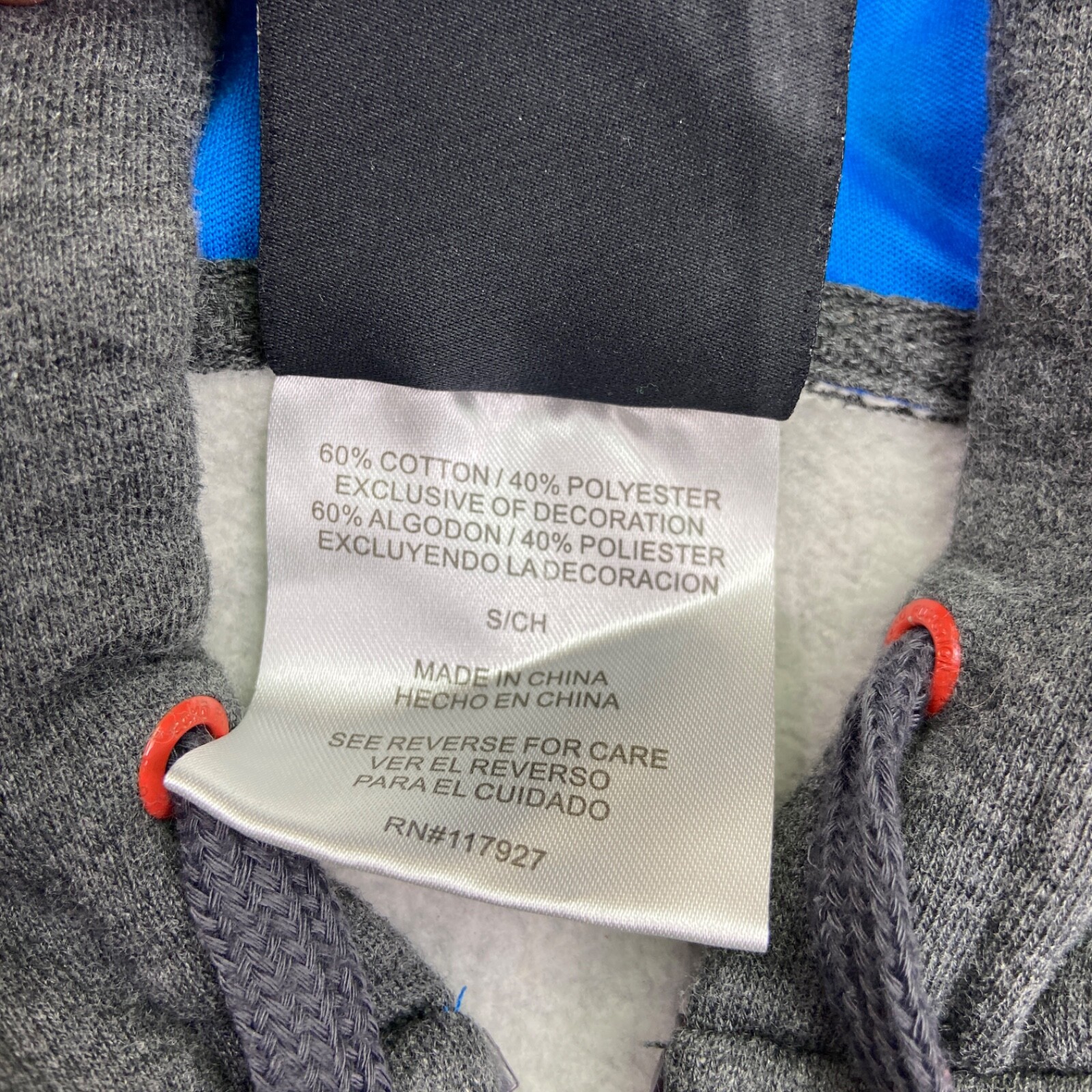 Ecko Function Sweater Mens Small Gray Blue Hooded… - image 10