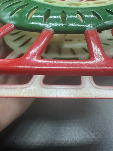 Santa Sleigh 8 Reindeer Vintage Decor JSNY Stakes Covers Lights Kitschy Read - Picture 4 of 10