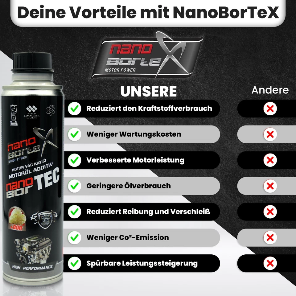 NanoBorTeX engine oil additive oil additive NanoBorX engine protection boron engine coating - Image 2 of 4