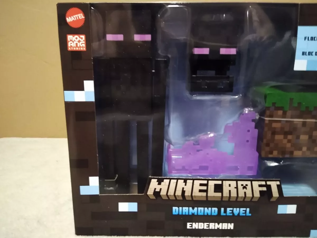 Minecraft Diamond Level Enderman Figure