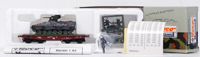 Roco Minitanks 20個セット売り♪ ID1449) Roco Minitanks 866 H0 DC Schwerlastflachwagen mit