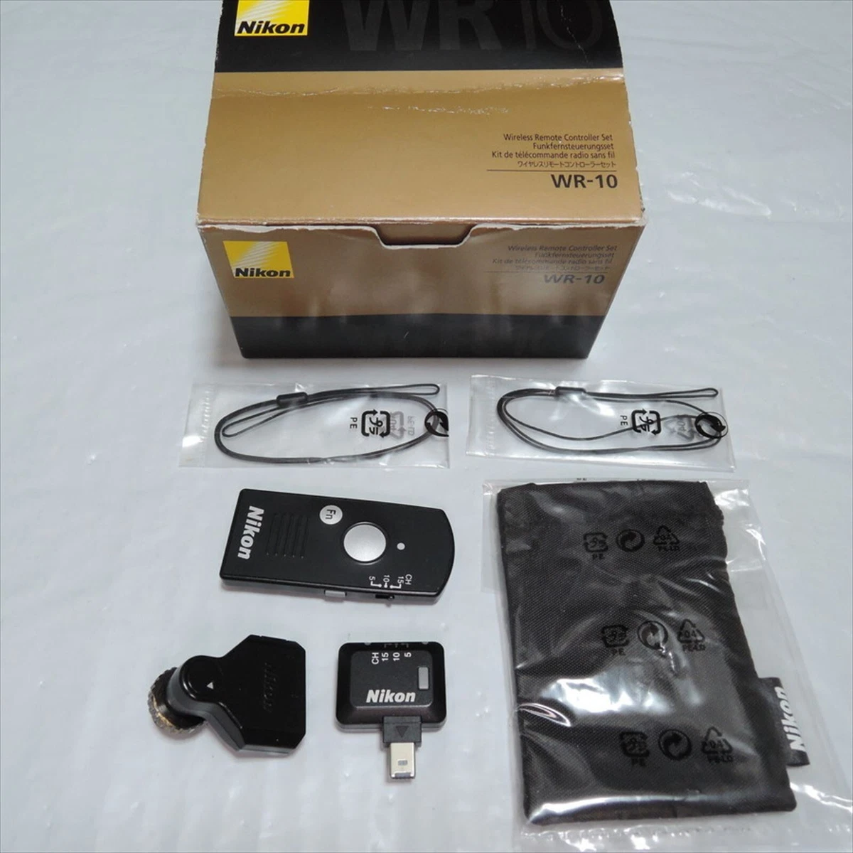 Used Nikon WR-10 Camera Wireless Remote Controller Set WR-R10 WR