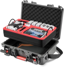 Mini 4 Pro Case Dual Layer, Waterproof Crash Resistant Carrying Case for DJI Min