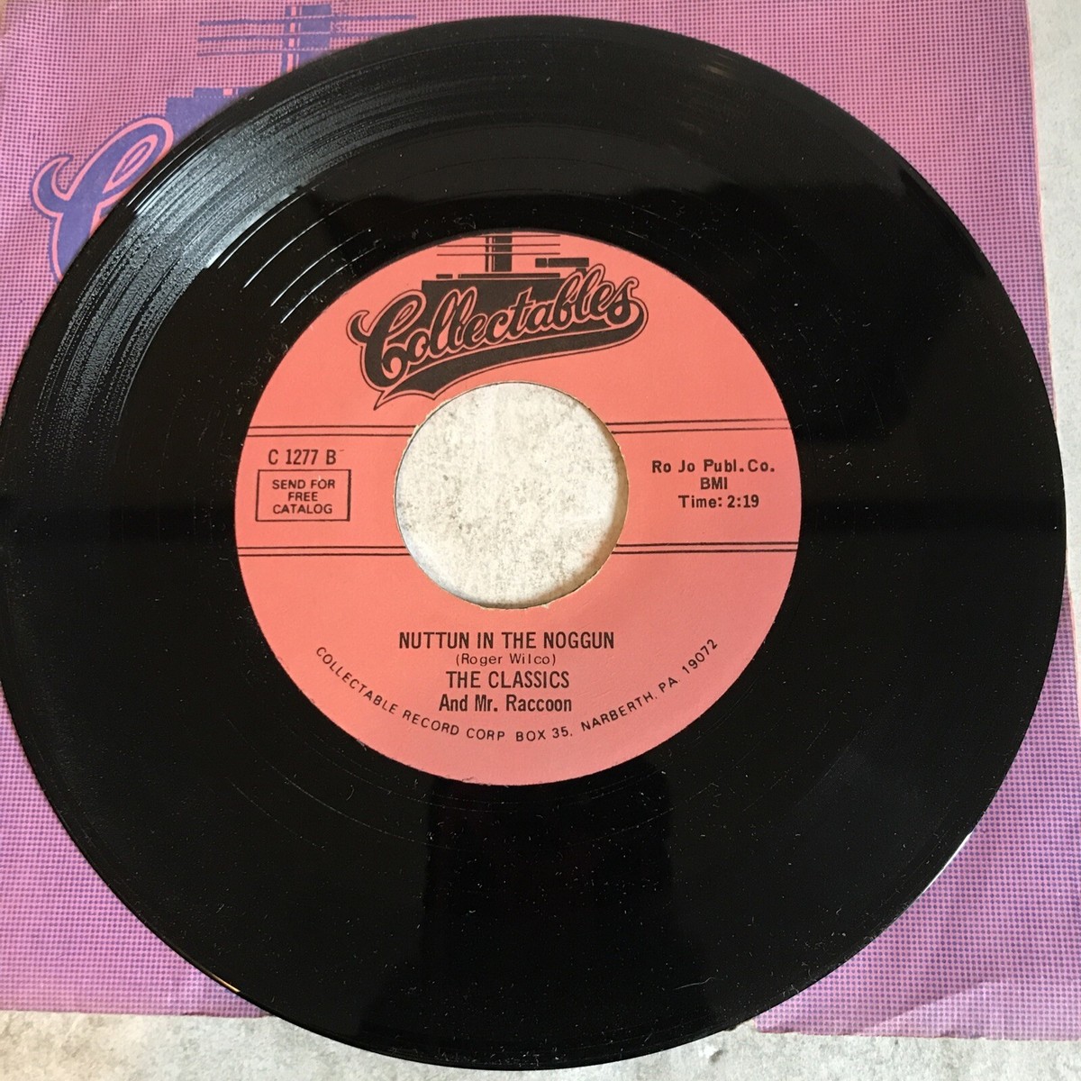CLASSICS Doo Wop 45rpm Life's But A Dream b/w Nuttun in the Noggun