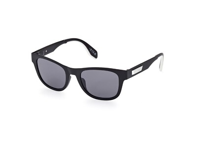 Adidas OR0079 02A Matte Black Square Plastic Sunglasses Frame 51-20-145