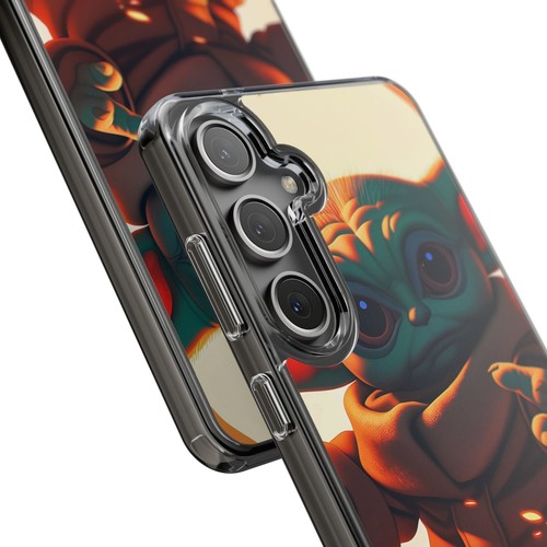 Cute Baby Yoda Clear Phone Case, Mandalorian Gift, Star Wars Case, Geeky Phone - Picture 89 of 124