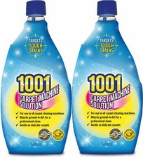 1001 Carpet Machine Solution Shampoo 1000ml 3in1 Professional Clean Remove Dirt 8.30 per litre