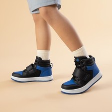 Kids Fashion High Top Sneakers Boys Girls School Basketball Shoes Athletic Shoes