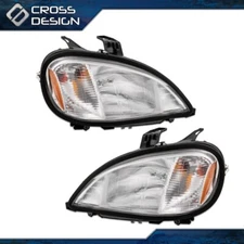 Fit For 1996-2004 Freightliner Columbia Truck Headlight Lamps Left & Right Side