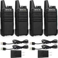 RT22 Two Way Radio Long Range Rechargeable,Portable 2 Way Radio (4 Pack)