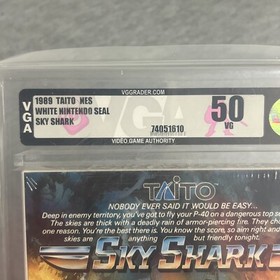 Sky Shark (Nintendo NES, 1988) Factory Sealed (H-Seam) VGA 50 VG