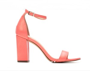 coral block heels