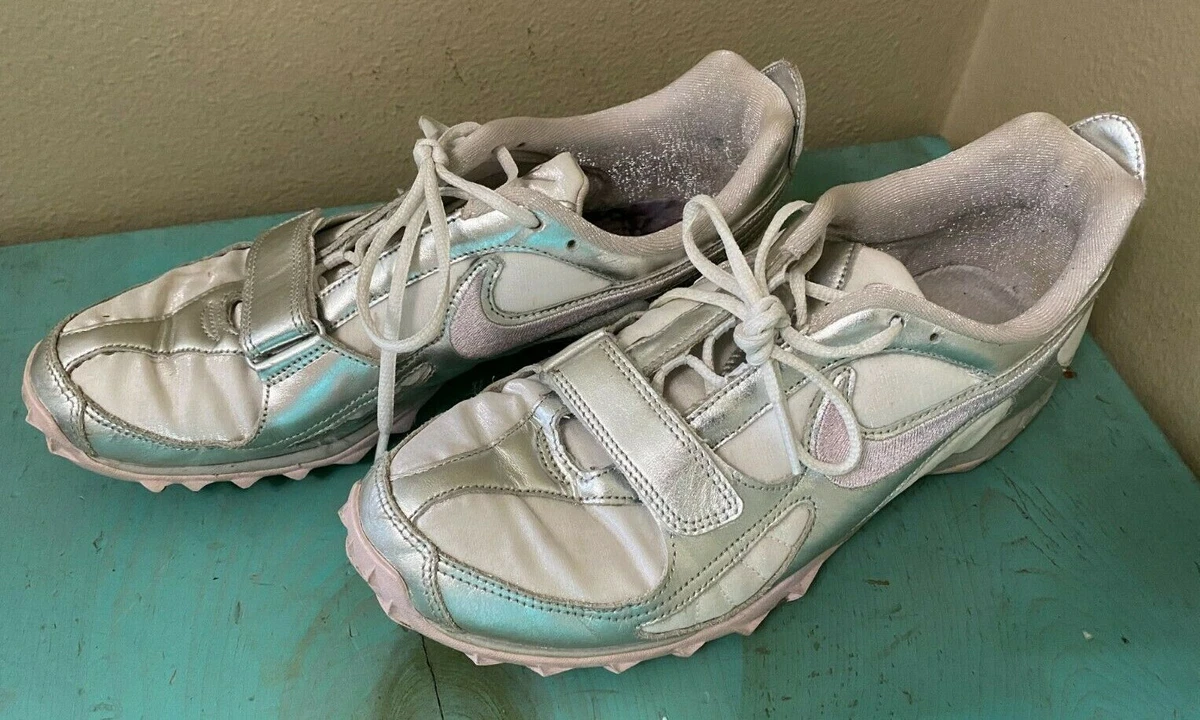 Nike womens silver running best sale shoes