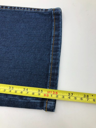 WRANGLER Men Texas Stretch Straight Regular Jeans Size W33 L36 - GG6 - Picture 8 of 9