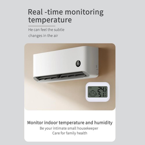 Digital LCD Room ThermometerHygrometer Humidity Meter Temperature Gauges U.K. - Picture 5 of 12