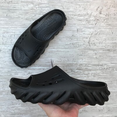 *New* Crocs Echo Slide Black Select-a-Size